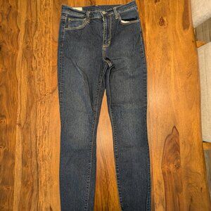 GAP Jegging High Rise Jean, Size 26/2Reg, Dark Indigo